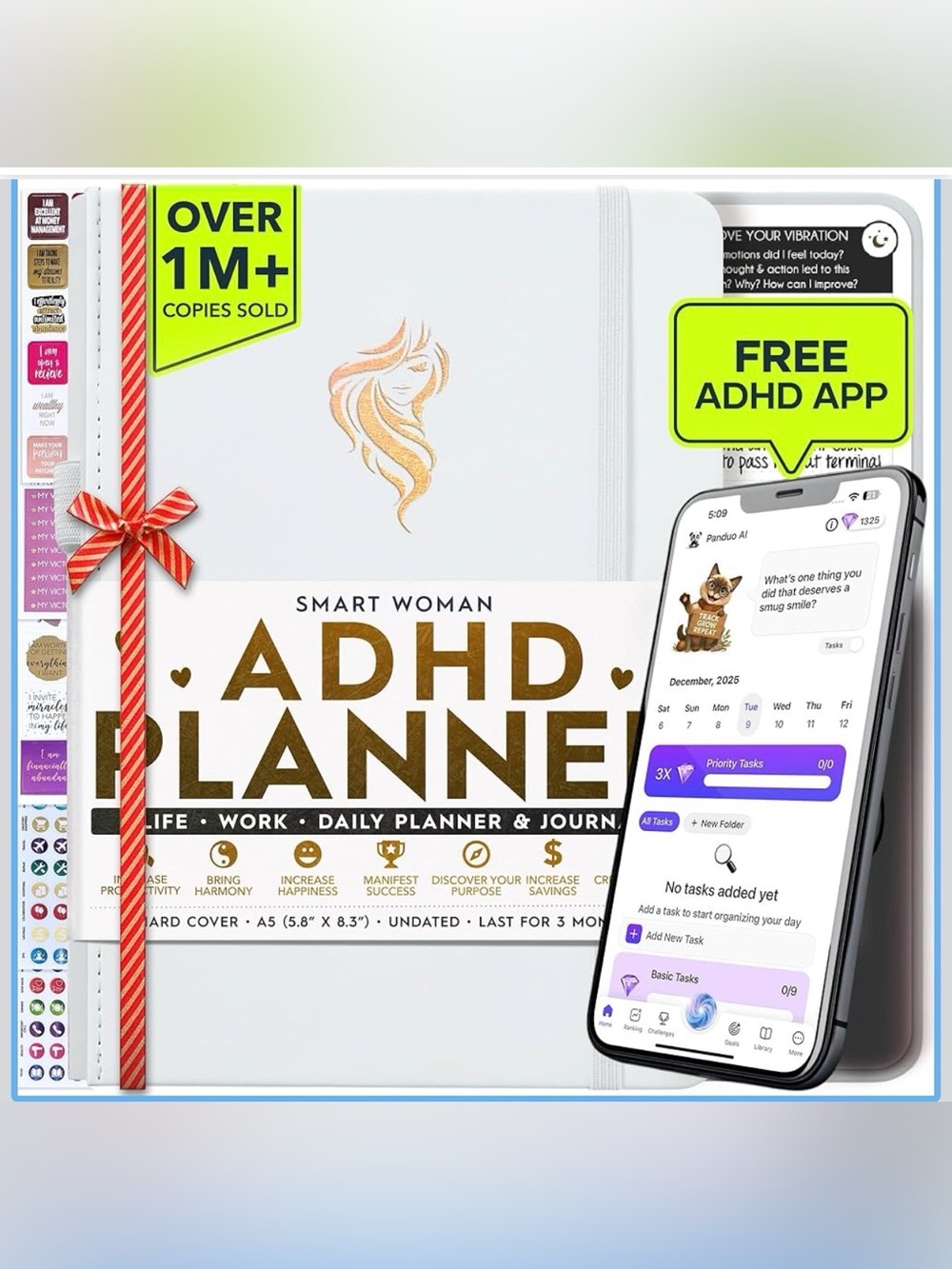 ADHD Planner for Adults Women — Self Care Journal & Daily Planner |